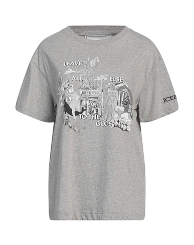 ICEBERG T-shirt Grigio chiaro 100% Cotone
