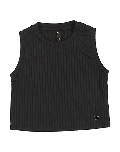 MANILA GRACE T-shirt Black 95% Polyester, 5% Elastane