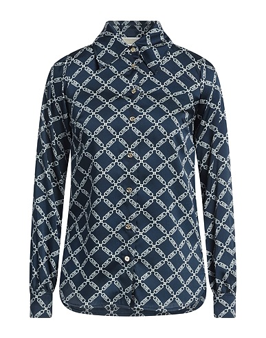 MICHAEL MICHAEL KORS Camicie  e bluse fantasia Blu notte 100% Poliestere