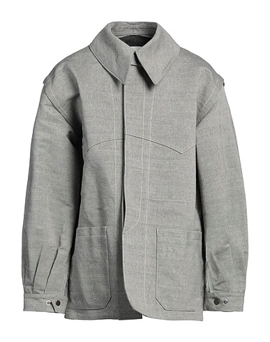 MAISON MARGIELA Solid colour shirt Light grey 100% Cotton