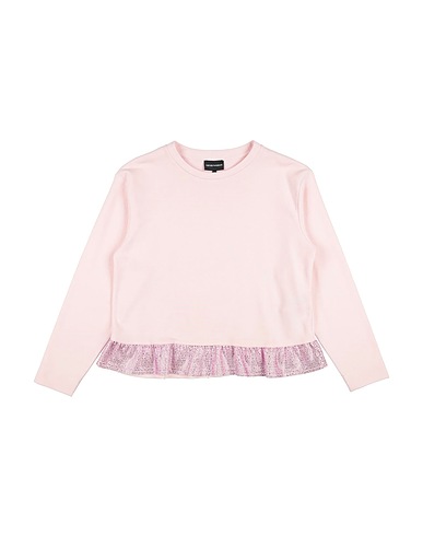 EMPORIO ARMANI Sweatshirt Light pink 83% Cotton, 17% Polyester