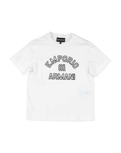 EMPORIO ARMANI T-shirt White 70% Lyocell, 30% Cotton