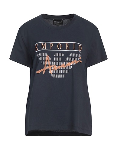 EMPORIO ARMANI Ｔシャツ ネイビー コットン 100%