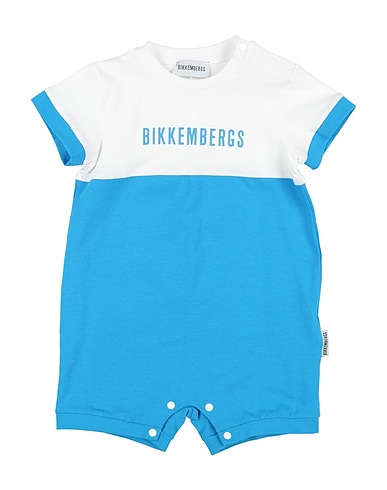 BIKKEMBERGS Strampelanzug für Babys Azurblau 95% Baumwolle, 5% Elastan