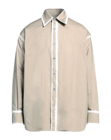MM6 MAISON MARGIELA Solid colour shirt Khaki 100% Cotton