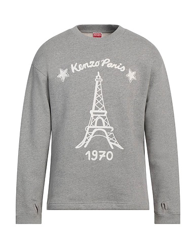 KENZO Sweatshirt Grey 100% Cotton, Elastane, Acrylic