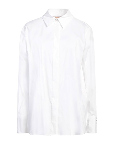 BOSS Hemden und Blusen einfarbig Weiß 72% Baumwolle, 28% Polyester