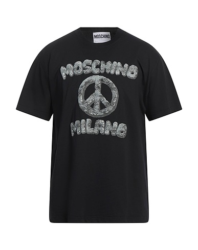 MOSCHINO T-shirt COUTURE + THE FLINTSTONES Black 100% Cotton