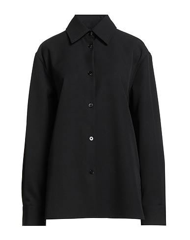 JIL SANDER Solid colour shirts & blouses Black 100% Wool