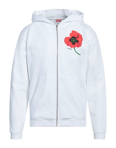 KENZO Hoodie Weiß 100% Baumwolle, Elastan