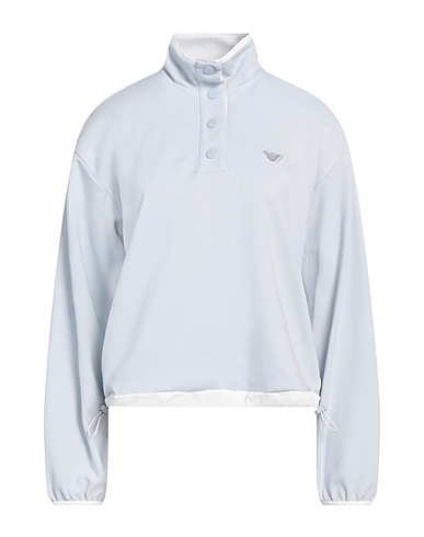 EMPORIO ARMANI Sweatshirt Himmelblau 70% Viskose, 26% Polyester, 4% Elastan