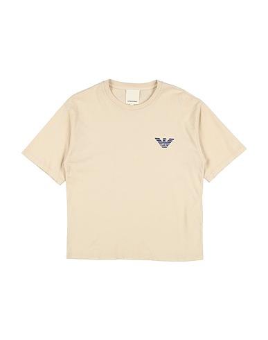 EMPORIO ARMANI T-shirt Beige Organic cotton