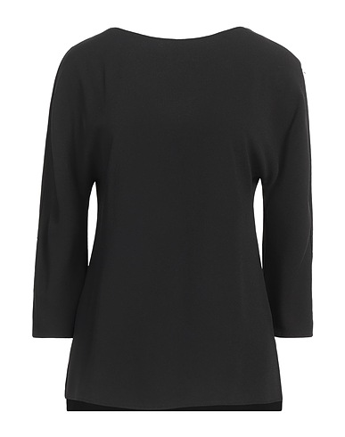 BOSS HUGO BOSS Top Black 70% Acetate, 30% Viscose