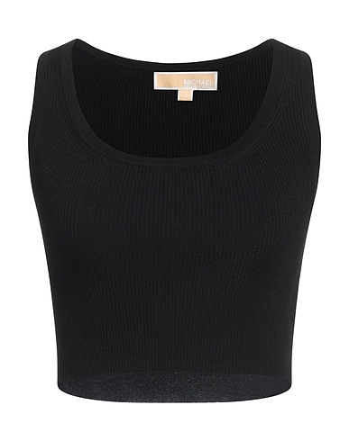 MICHAEL MICHAEL KORS Top Nero 62% Viscosa riciclata, 22% Nylon, 14% Poliestere, 2% Elastan