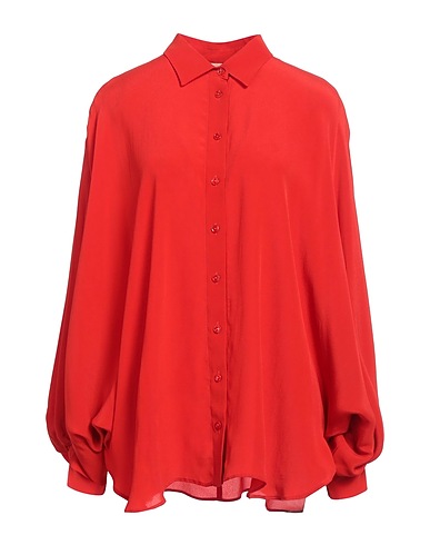 TWINSET Solid colour shirts & blouses Red 65% Viscose, 35% Silk