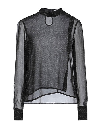 FRAME Silk top Black 100% Silk