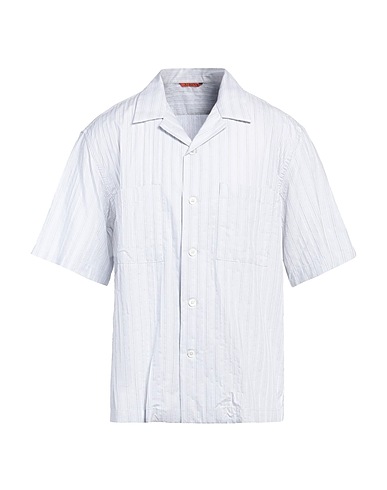 BARENA Striped shirt Light grey 100% Cotton