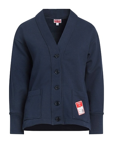 KENZO Felpa Blu navy 99% Cotone, 1% Elastan