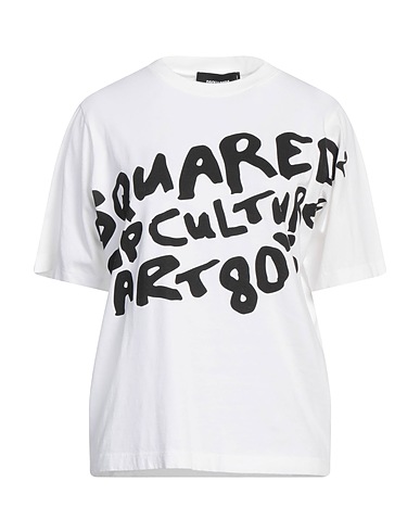 DSQUARED2 T-shirt Bianco 100% Cotone