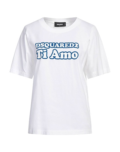 DSQUARED2 T-shirt Bianco 100% Cotone