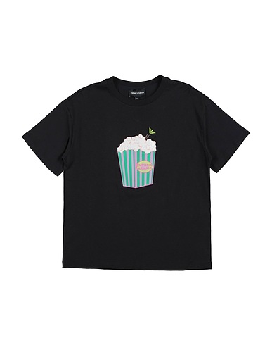 EMPORIO ARMANI T-shirt Blu notte 100% Cotone