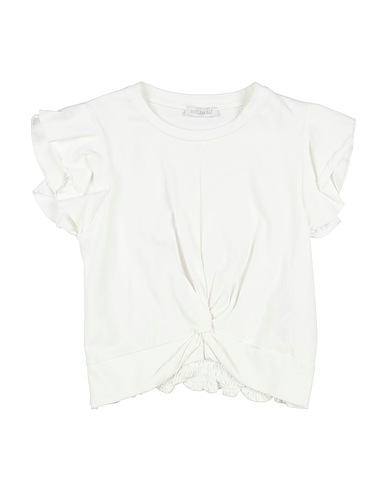 MEILISA BAI T-shirt Ivory 94% Cotton, 6% Elastane