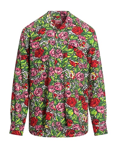 KENZO Patterned shirt Green 100% Viscose