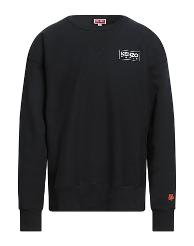 KENZO Sweatshirt Black 100% Cotton, Elastane