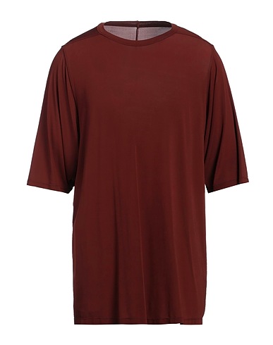 RICK OWENS T-shirt Cioccolato 96% Cupro, 4% Elastan