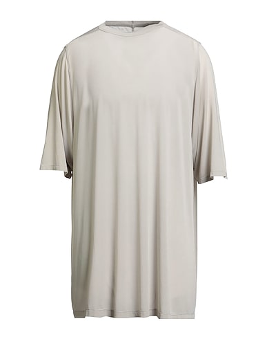 RICK OWENS Oversize-T-Shirt Light grey 96% Cupro, 4% Elastane