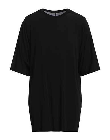 RICK OWENS Oversize-T-Shirt Black 96% Cupro, 4% Elastane