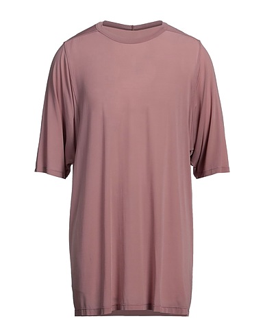 RICK OWENS Oversize-T-Shirt Antique rose 96% Cupro, 4% Elastane