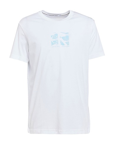 CALVIN KLEIN JEANS T-Shirt Weiß 100% Baumwolle