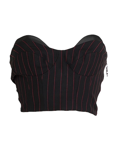 HUGO Top Schwarz 62% Recyceltes Polyester, 31% Viskose, 5% Elastan, 2% Polyester