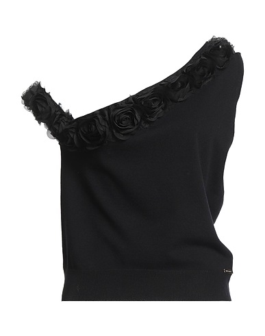 NO SECRETS Top Black 72% Viscose, 28% Polyamide