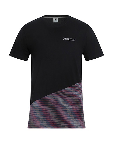 M MISSONI T-shirt Black 100% Cotton