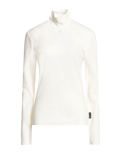 COURRÈGES T-shirt Off white 86% Polyamide, 14% Elastane