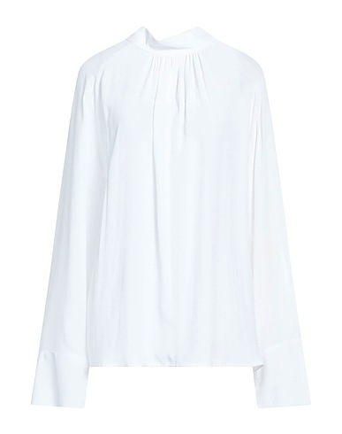 JIJIL Top White 88% Acetate, 12% Silk