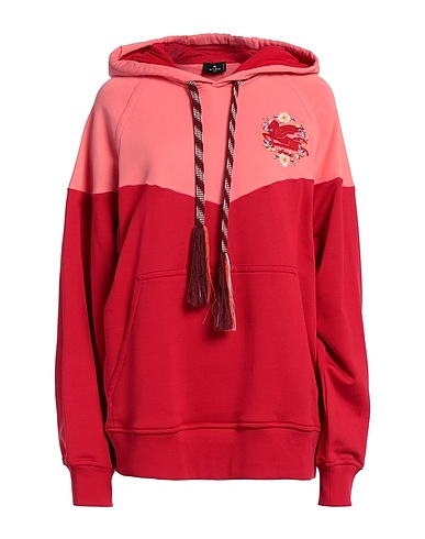 ETRO Hooded track jacket  Salmon pink 100% Cotton, Elastane