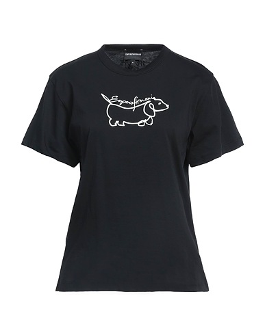 EMPORIO ARMANI T-shirt Black 100% Cotton