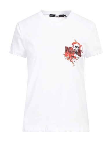 KARL LAGERFELD T-shirt White 100% Cotton