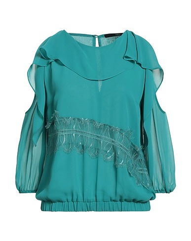 ANNARITA N Top Green 100% Polyester