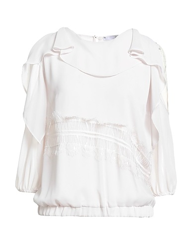 ANNARITA N Top Light grey 100% Polyester