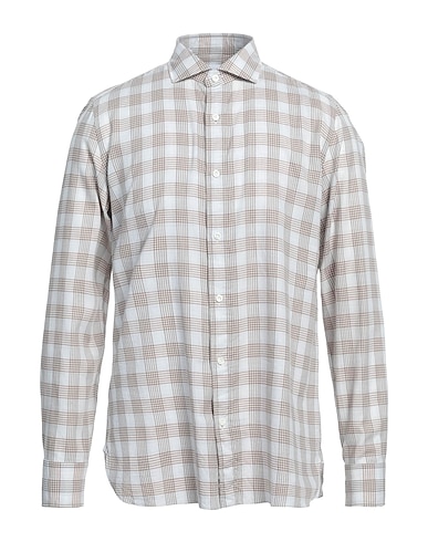 GIAMPAOLO Checked shirt 100% Cotton
