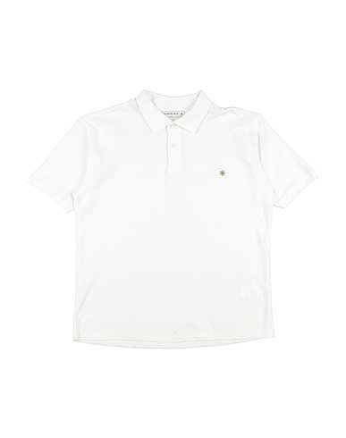 MANUEL RITZ Polo Bianco 100% Cotone