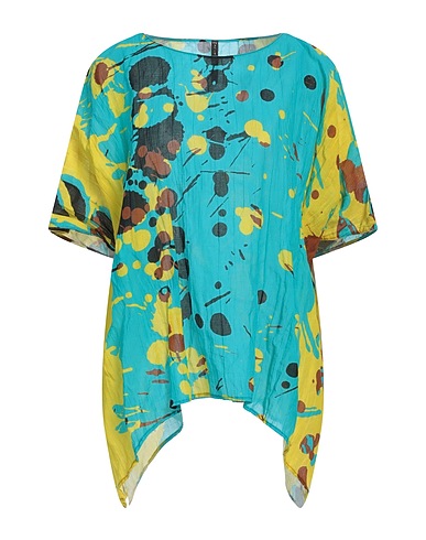 MANILA GRACE Top TURCHESE 95% Cotton, 5% Metallic fiber