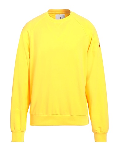 COOPERATIVA PESCATORI POSILLIPO Sweatshirt Yellow 94% Cotton, 6% Elastane
