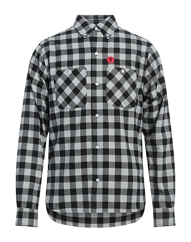 ICECREAM by BILLIONAIRE BOYS CLUB 체크 셔츠 블랙 98% 폴리에스테르, 2% 엘라스테인