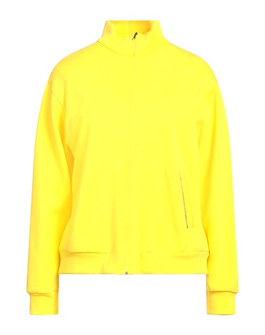 DONNAVVENTURA by ALVIERO MARTINI 1a CLASSE Sweatshirt Yellow 100% Cotton, Elastane