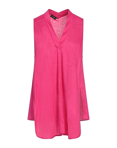EMPORIO ARMANI Top Fuchsia 100% Linen